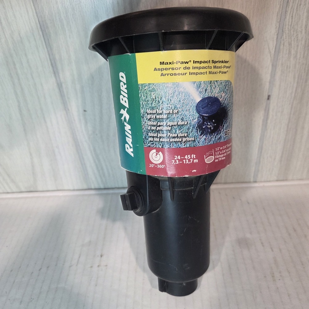 Rain Bird Maxi-Paw AG-5 Impact Pop-Up Sprinker for Lawn Irrigation Housing
